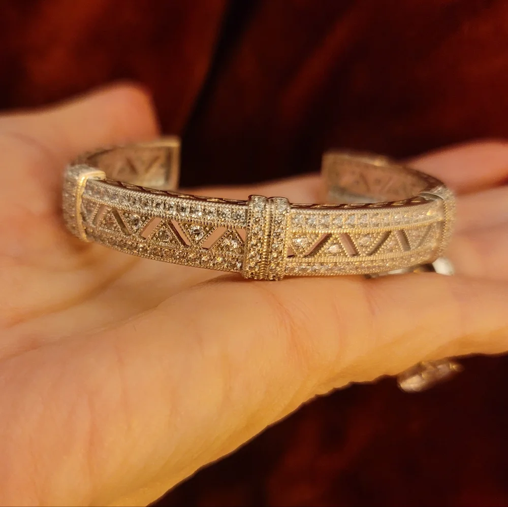 Ross-Simons Silver Bracelet W/ Jewelry Bag & Box